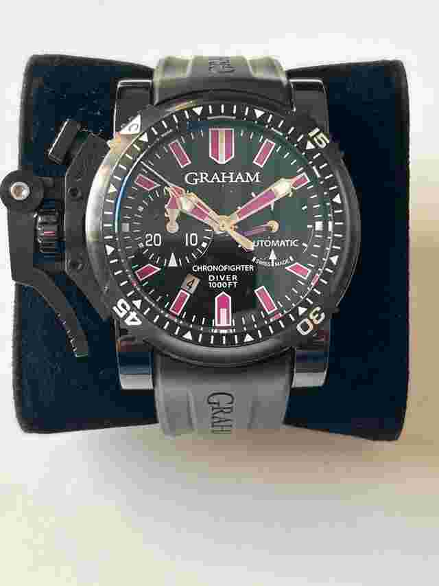 Graham Chronofighter Oversize Diver - Date Full Set zzgl. Versandkosten Diver Purple