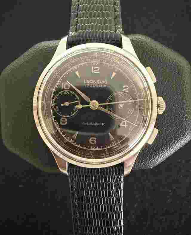 Leonidas Chronograph 1940’s Vintage Chronograph Manual Winding