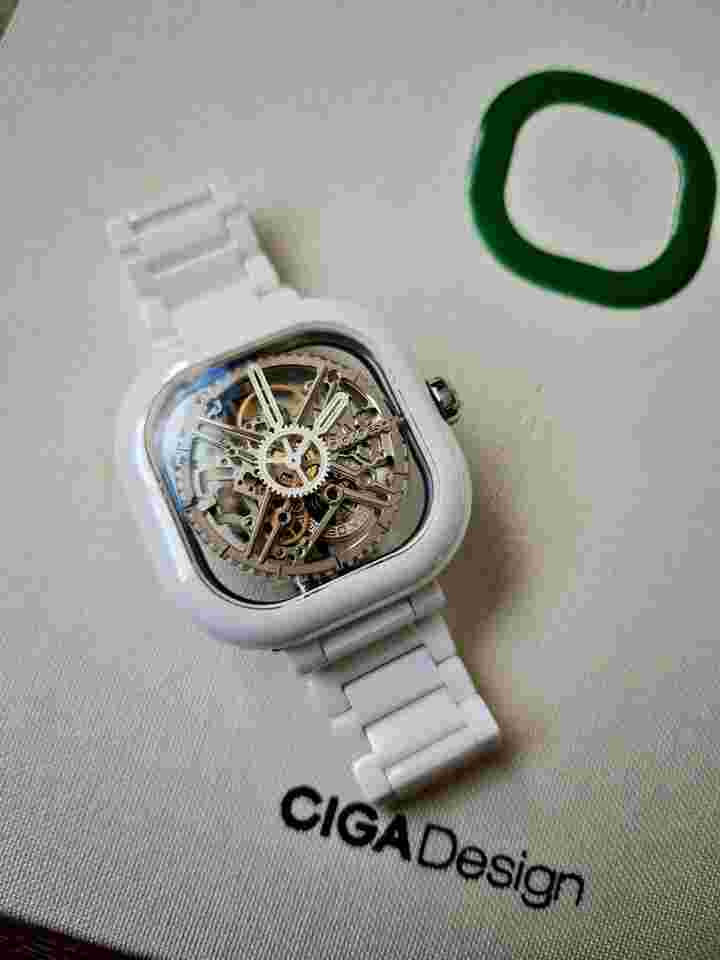 CIGA Design Y Series Eastern Jade White Ceramic C012-WG01-W7W 
