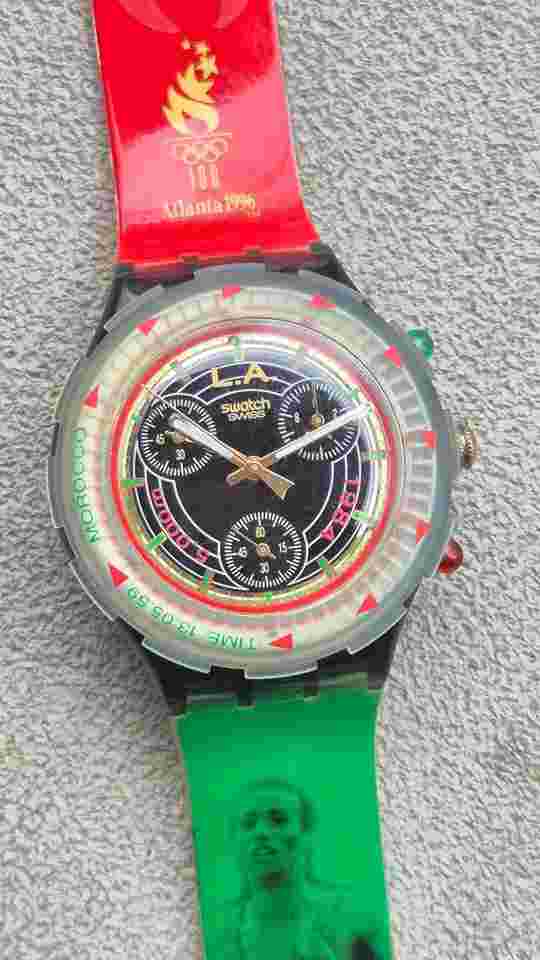 Swatch Aqua Chrono "Said Aouita" Atlanta 1996