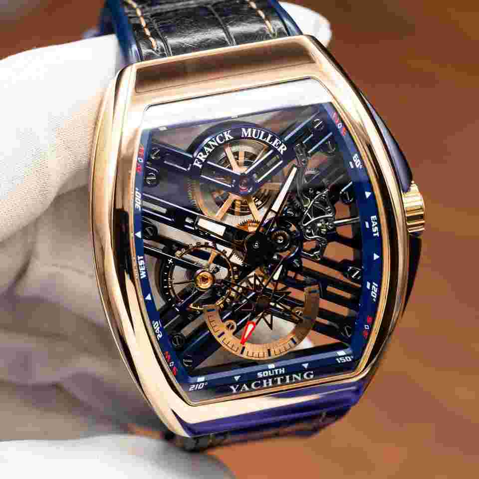Franck Muller Vanguard
Yachting Skeleton 45mm Rose Gold V 45 S6 SQT 5N YACHT