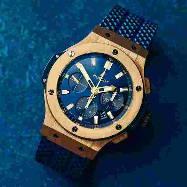 Hublot Big Bang 44 mm
                           
                                 Rose Gold Blue $35K MSRP Original Chronograph Rubber Automatic
