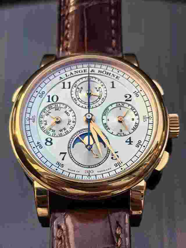 A. Lange & Söhne 1815 Rattrapante Perpetual Calendar Full set