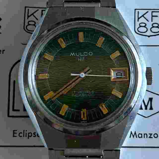 Mulco Hit Incabloc 17Jewels Swiss Made SS 