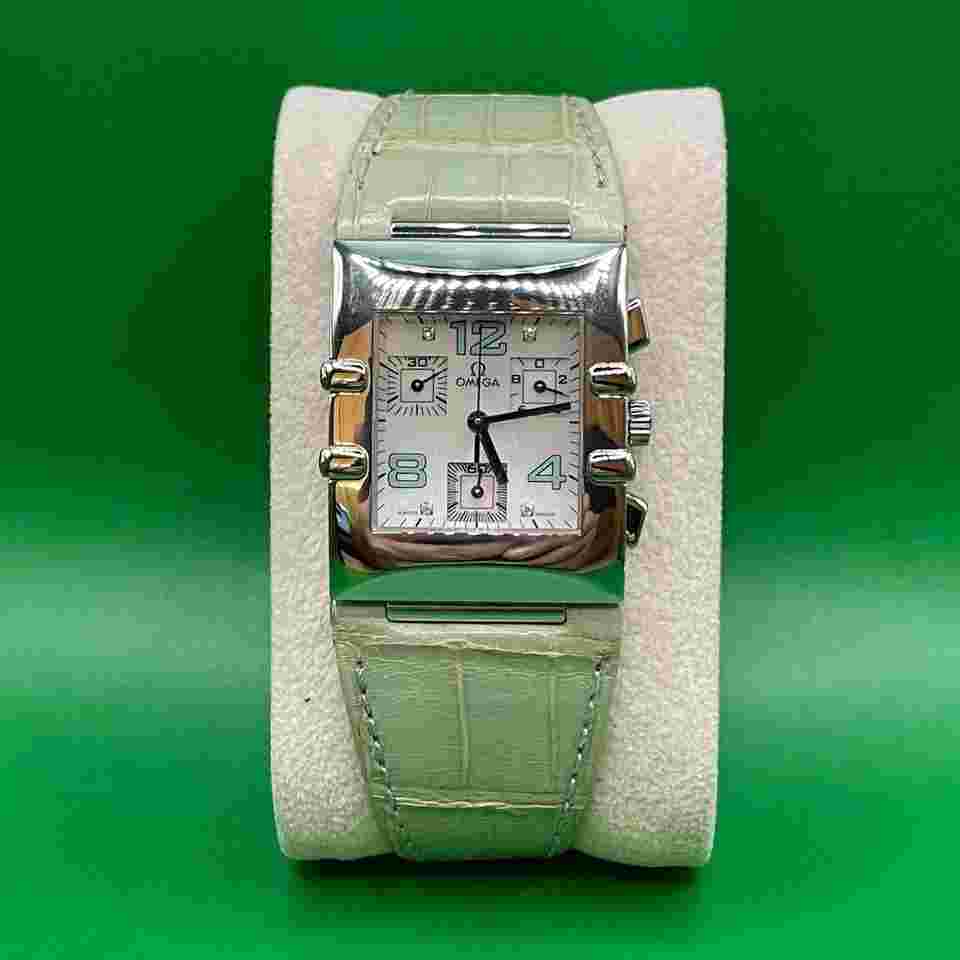 Omega Constellation Quadra
Chrono Permullt Green 785.1201 Diamonds