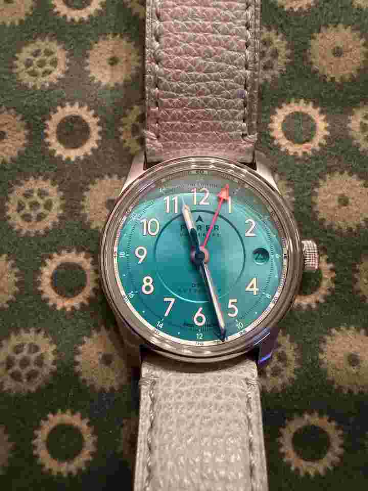 Farer Laner Sea Coast IV 36mm Full Set Extra Strap Beautiful Condition
