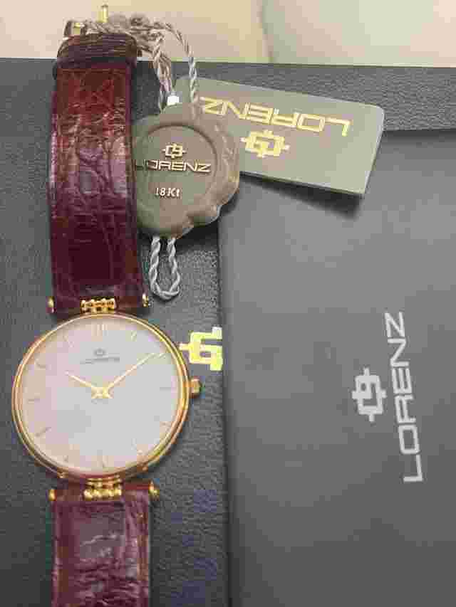 Lorenz Oro 18 carati Orologio in oro 18 Carati nuovo full set