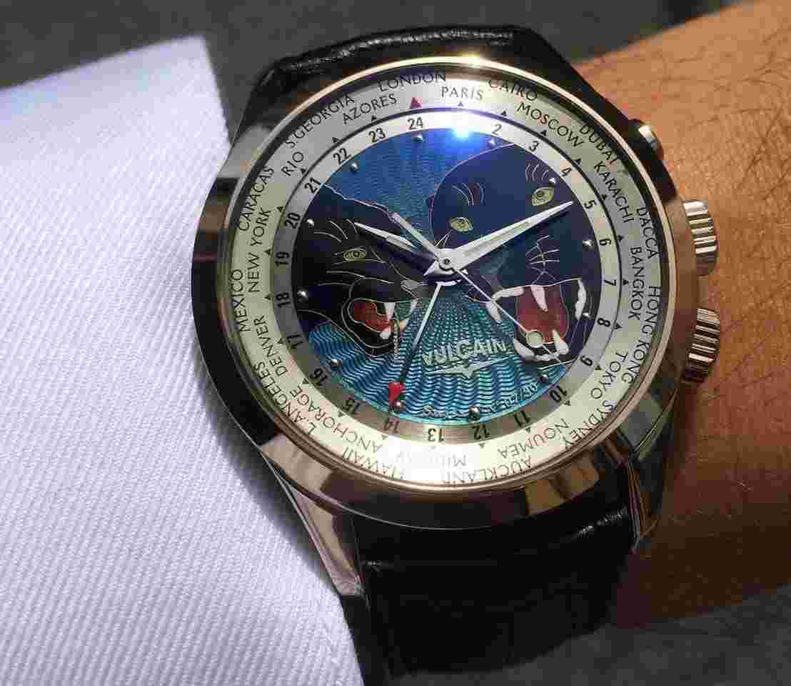 Vulcain Cloisonne The Panthers Limited Edition 30 Pieces (Rarity)