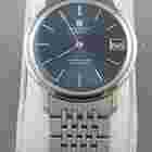 Universal Genève White Shadow
Blue dial date microrotor 1970s UG original Gay Freres bracelet