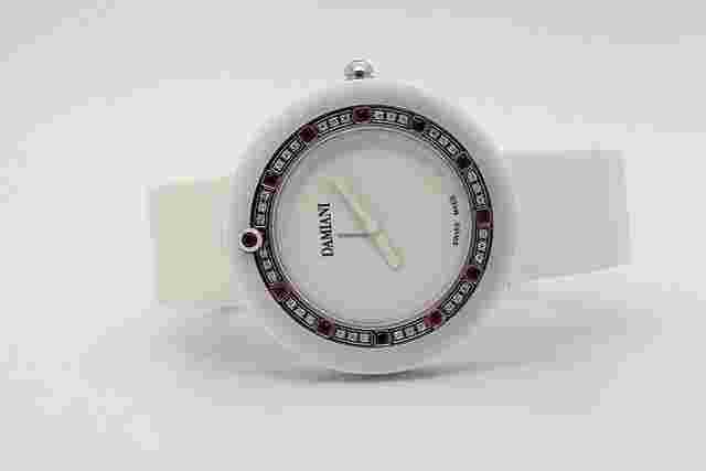 Damiani Belle Epoque Ceramic 37mm Quartz White 30014563 