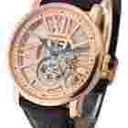 Cartier Rotonde de Cartier
Flying Tourbillon in Rose Gold on Brown Alligator Leather Strap with Skeleton Dial