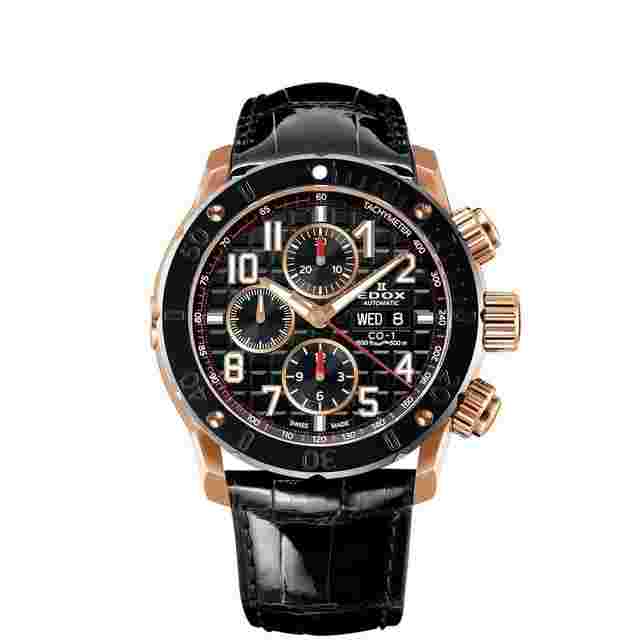 Edox CHRONOGRAPH AUTOMATIC 01122-37R-NBR8 01122-37R-NBR8 Japan Official New Full Set