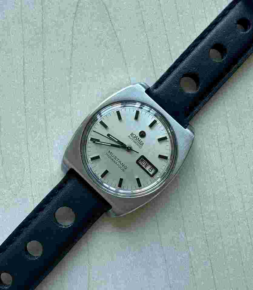 Roamer Mustang Indianapolis NOS Vintage Automatic Mustang Indianapolis first series