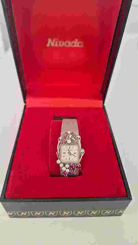 Nivada 14K 0.585 Vintage Nivada Cocktailuhr 40er 50er