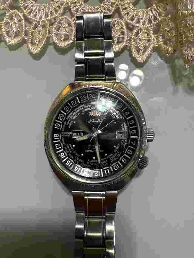 Orient World diver Raro vintage jumbo