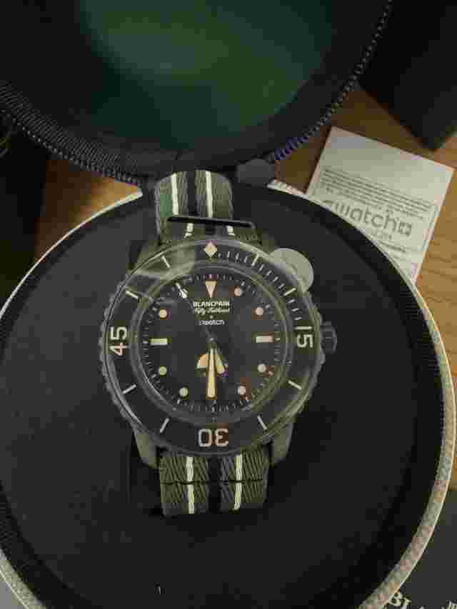 Swatch Blancpain X Swatch BioCeramic Suba Fifty Fathoms GREEN ABYSS - NEW SUMMER 2025