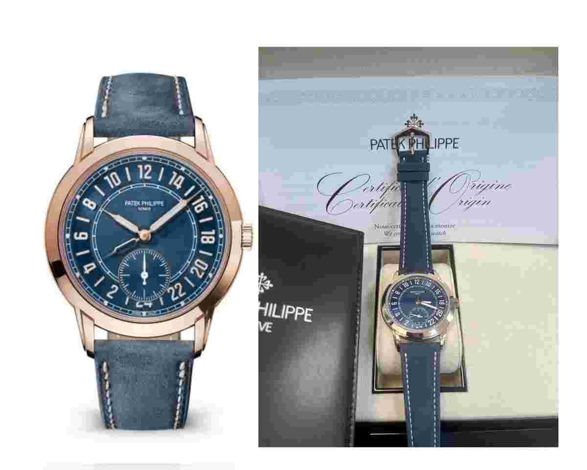 Patek Philippe Calatrava
Complications Calatrava Travel Time Automatic Blue Dial Men's Watch 5224r