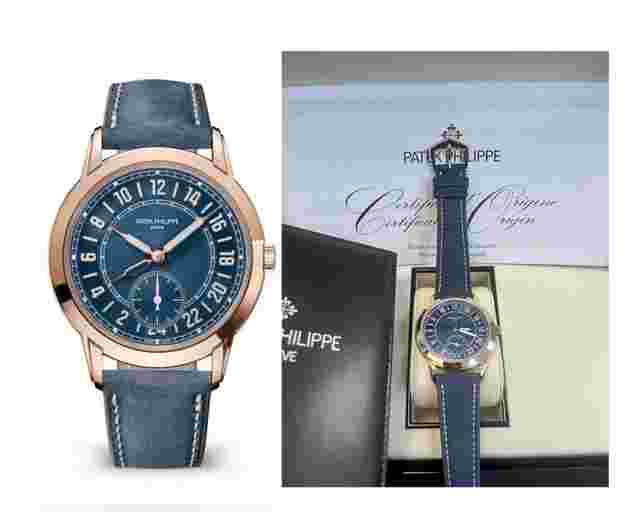 Patek Philippe Calatrava
                           
                                 Complications Calatrava Travel Time Automatic Blue Dial Men's Watch 5224r
