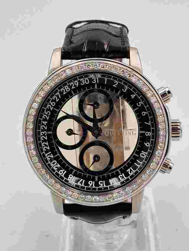 Quinting Mysterious Chronograph Skeletal Construction - Bezel Decorated With 60