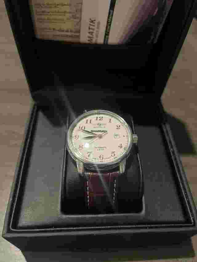 Zeppelin LZ127 Graf Automatic Men's Beige/White Watch - 7656-5