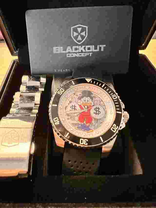 Black-Out Concept Unle scrooge Black out concept raro esemplare diver