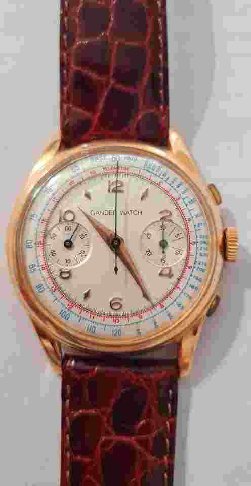 Gander Watch cronografo Raro Cronografo Gander Watch
