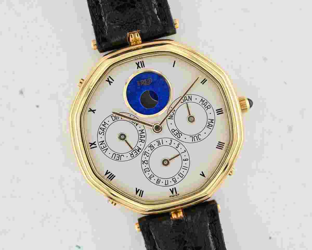 Gérald Genta Perpetual Calendar Fred Retail Signed