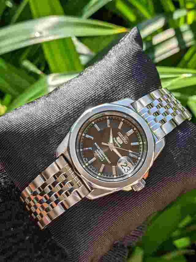 Seiko Superior 5 Superior Instruments SLX003 Seiko oak 7S55 Mint condition Extremely rare item !