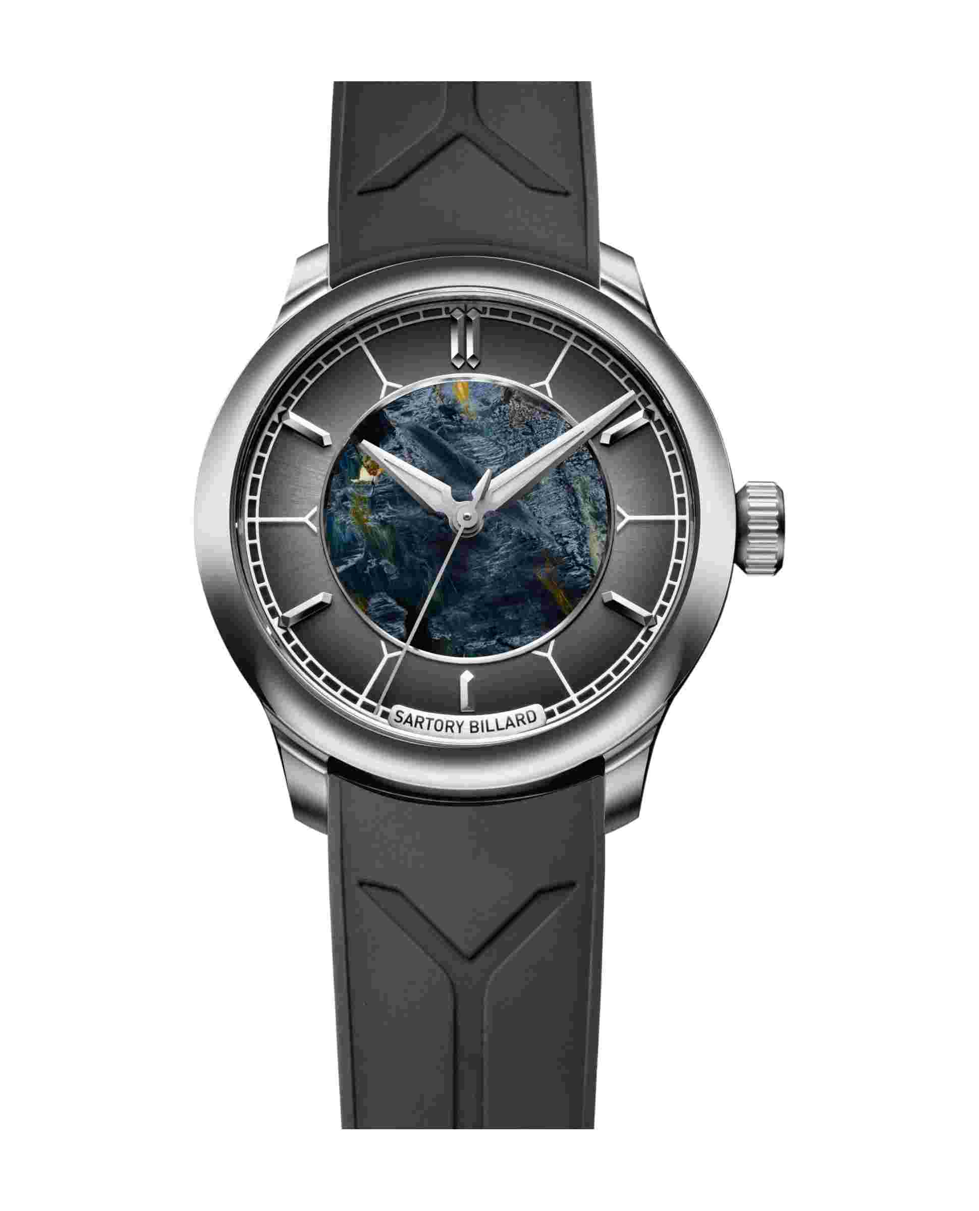 Часы Sartory Billard SB04-E Pietersite Platinum