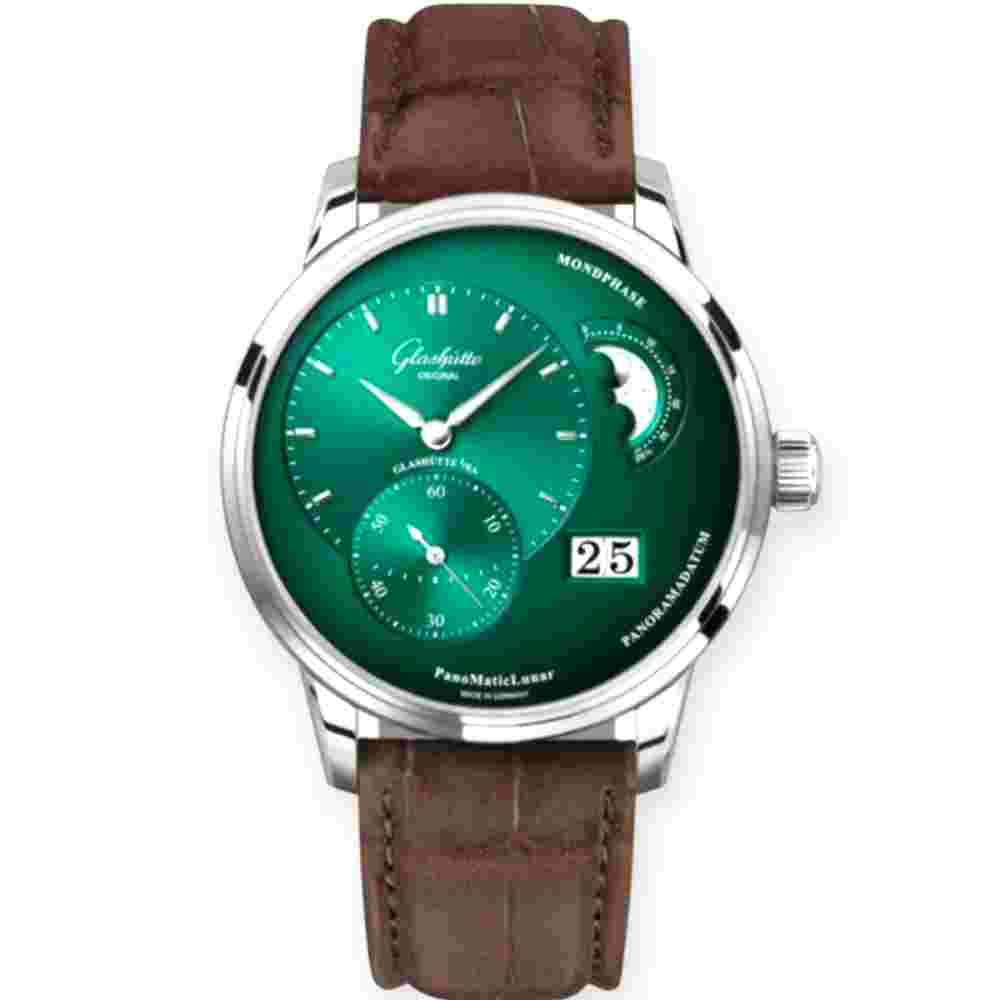 Pre-Owned Glashutte PanoMaticLunar Automatic 40mm Mens Watch 1-90-02-13-32-62