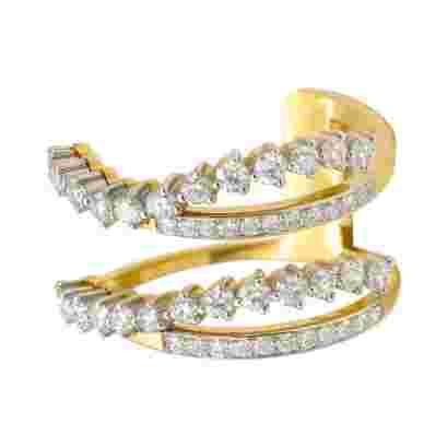 ROUND RING-HRD-E-F/VS 0.65 CTS- A38R,Total Wt – 6.06gm
