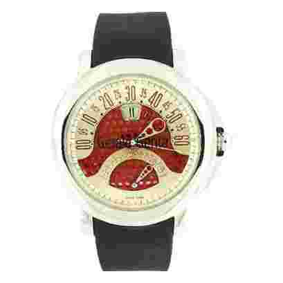 Gerald Genta Arena Bi-Retro BSP.Y.10 Stainless Steel 45mm Red Dial Men’s Watch