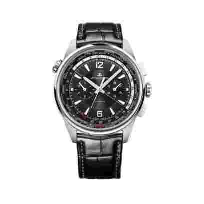Jaeger-Lecoultre Polaris Chronograph Q905T470 World Time 44mm Mens Watch Black Dial