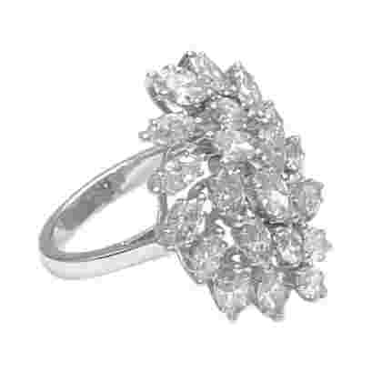 MQ RING- 3.18 CTS-HRD-E-F/VVS-VS,R88R,Total Wt – 7.02 gm