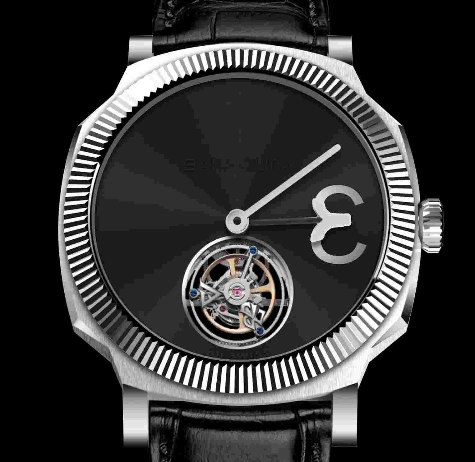 Open mind.Tourbillon Light Black