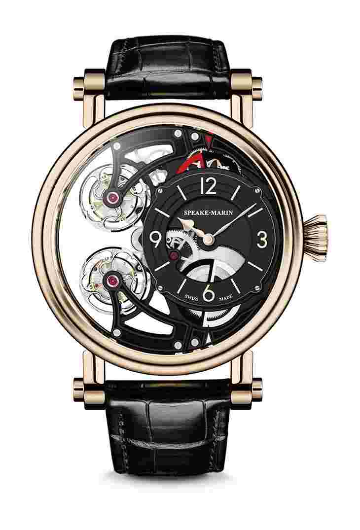 Speake-Marin
Magister Vertical Double Tourbillon Openworked