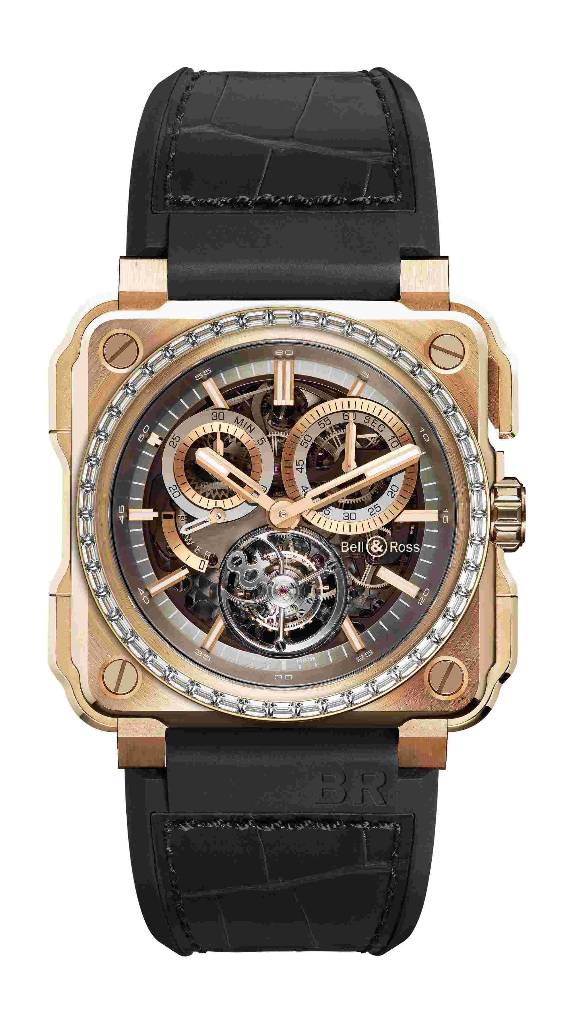 Bell & Ross
BR-X1 TOURBILLON ROSE GOLD DIAMONDS