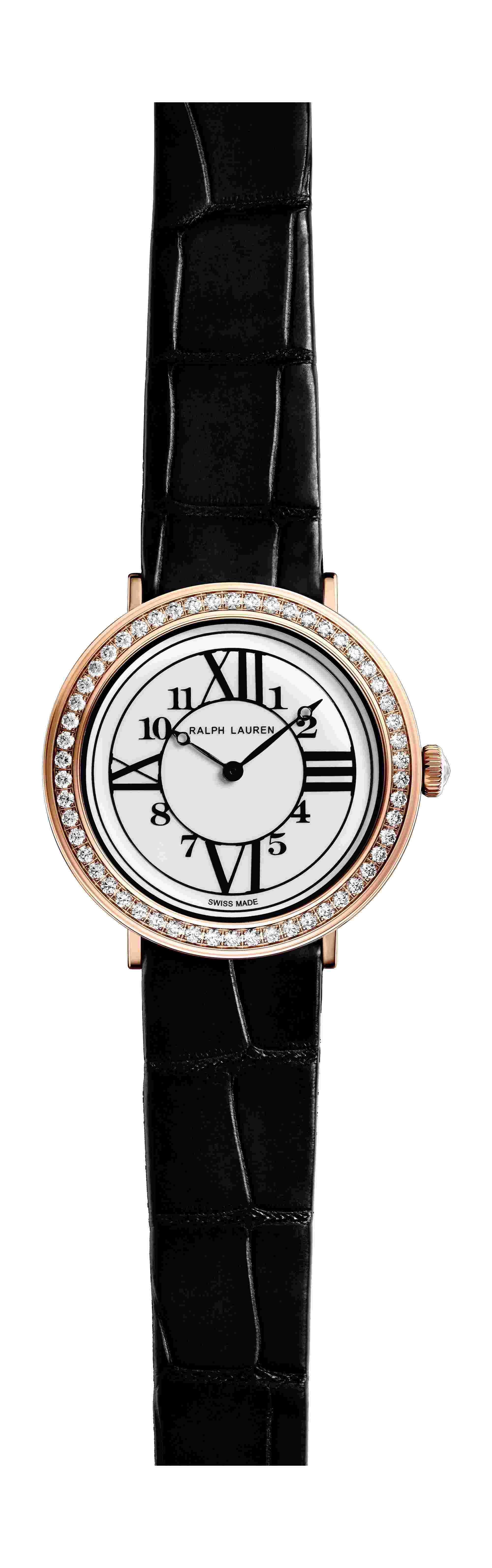 Ralph Lauren
Rl888 32mm Rose Gold With Diamond Row