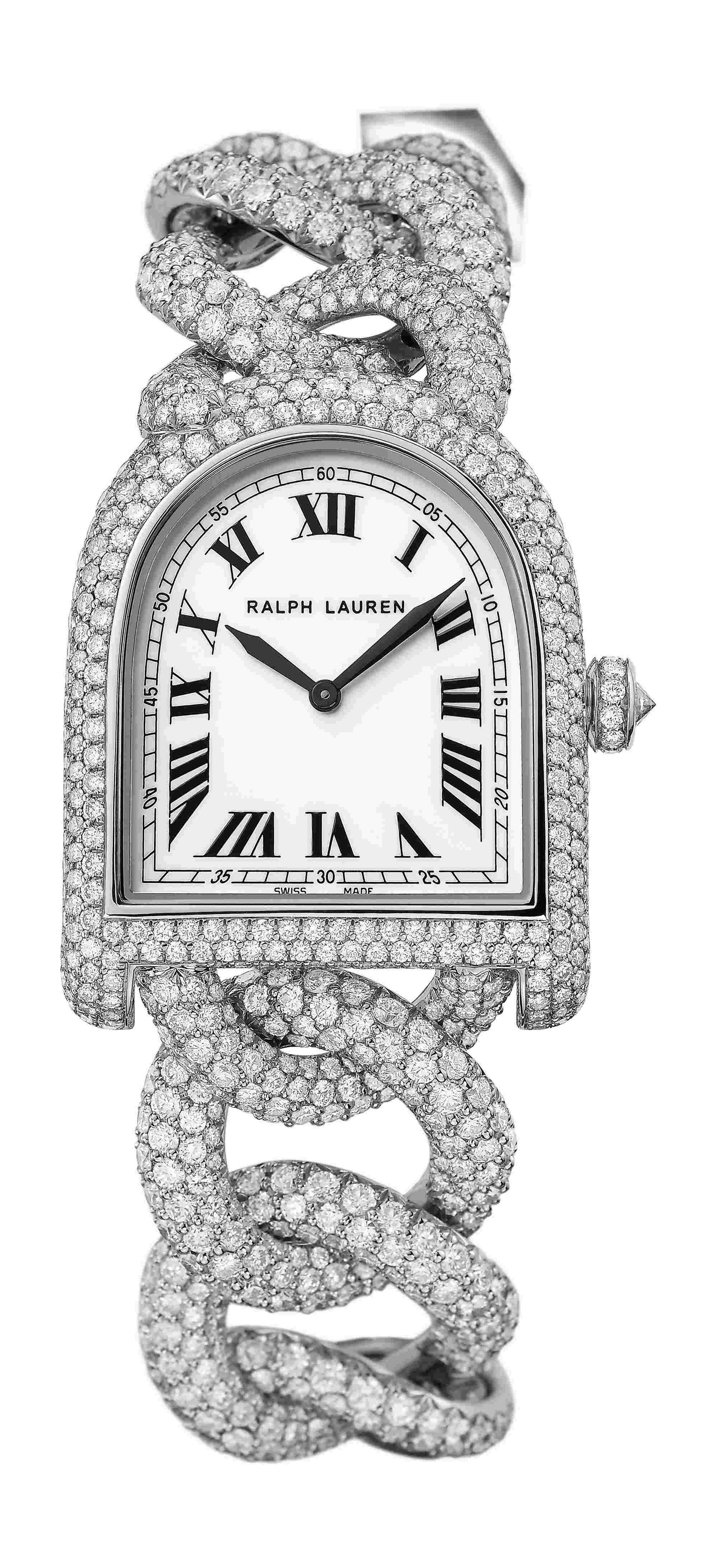 Ralph Lauren
Stirrup Small Diamond Link