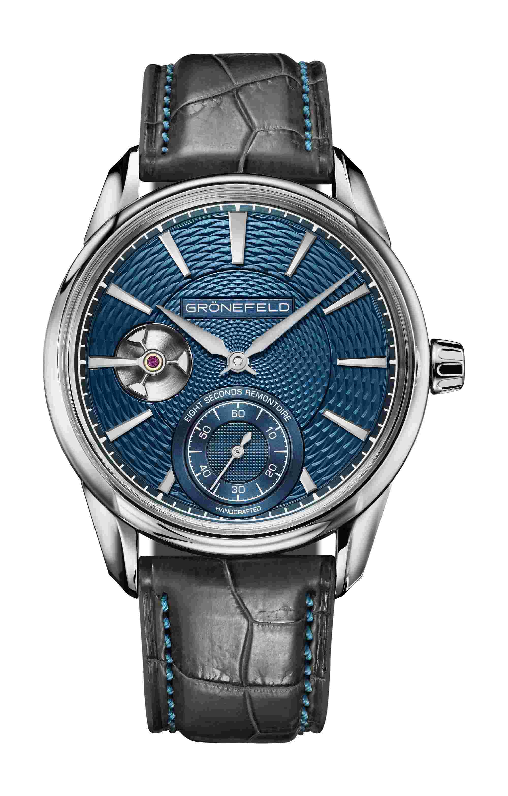 Grönefeld
1941 Remontoire Bespoke Fish Scale Guilloché WG