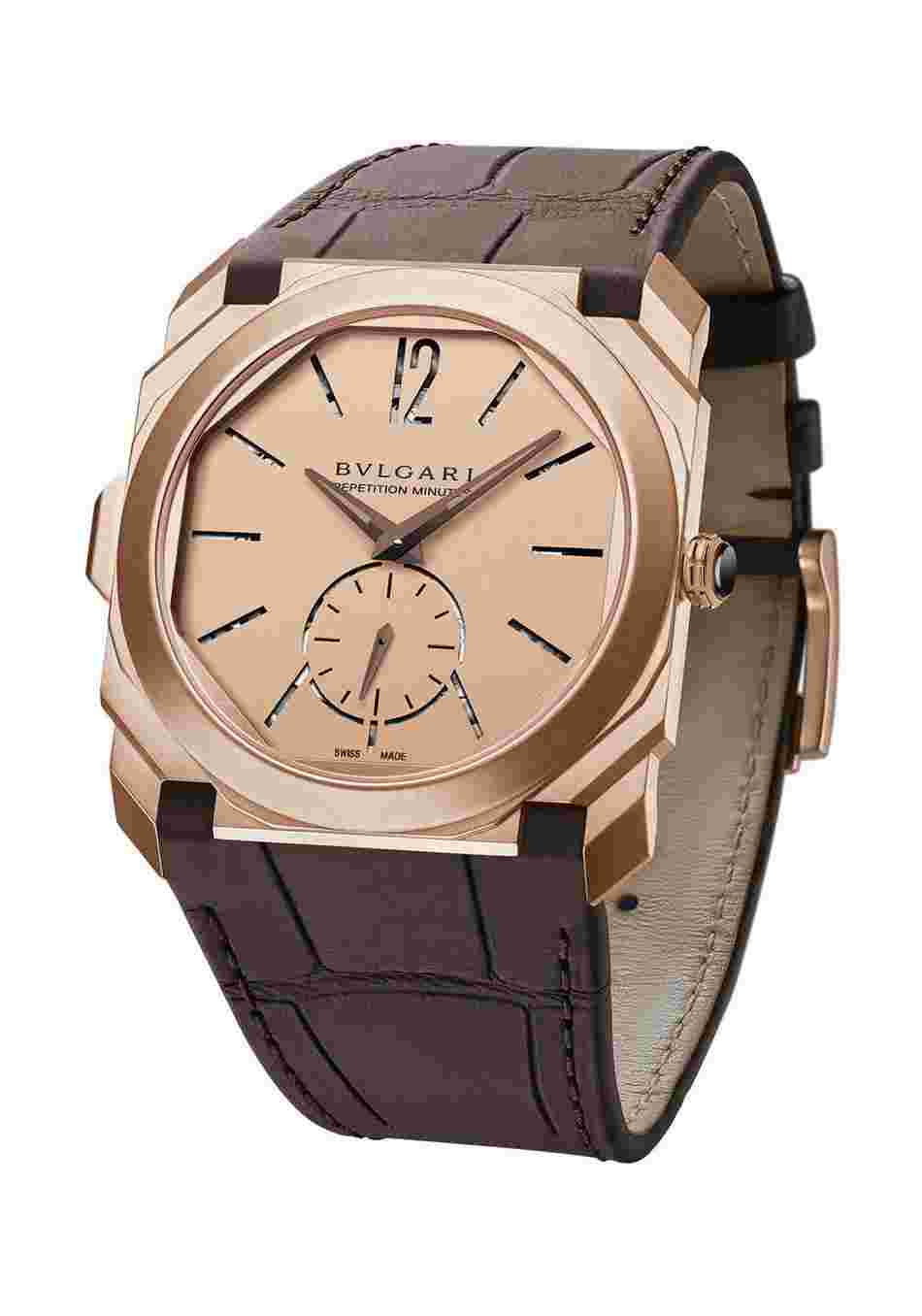 Bvlgari
Octo Finissimo Minute Repeater In Sandblasted Rose Gold