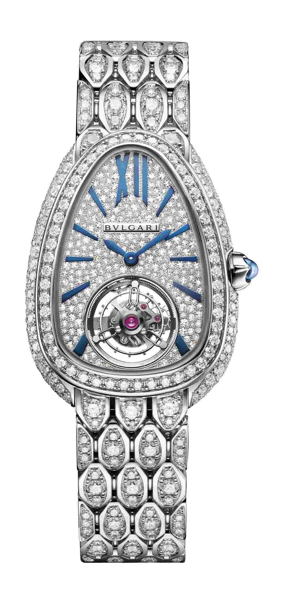 Bvlgari
Serpenti Seduttori Tourbillon White Gold And Full Diamonds