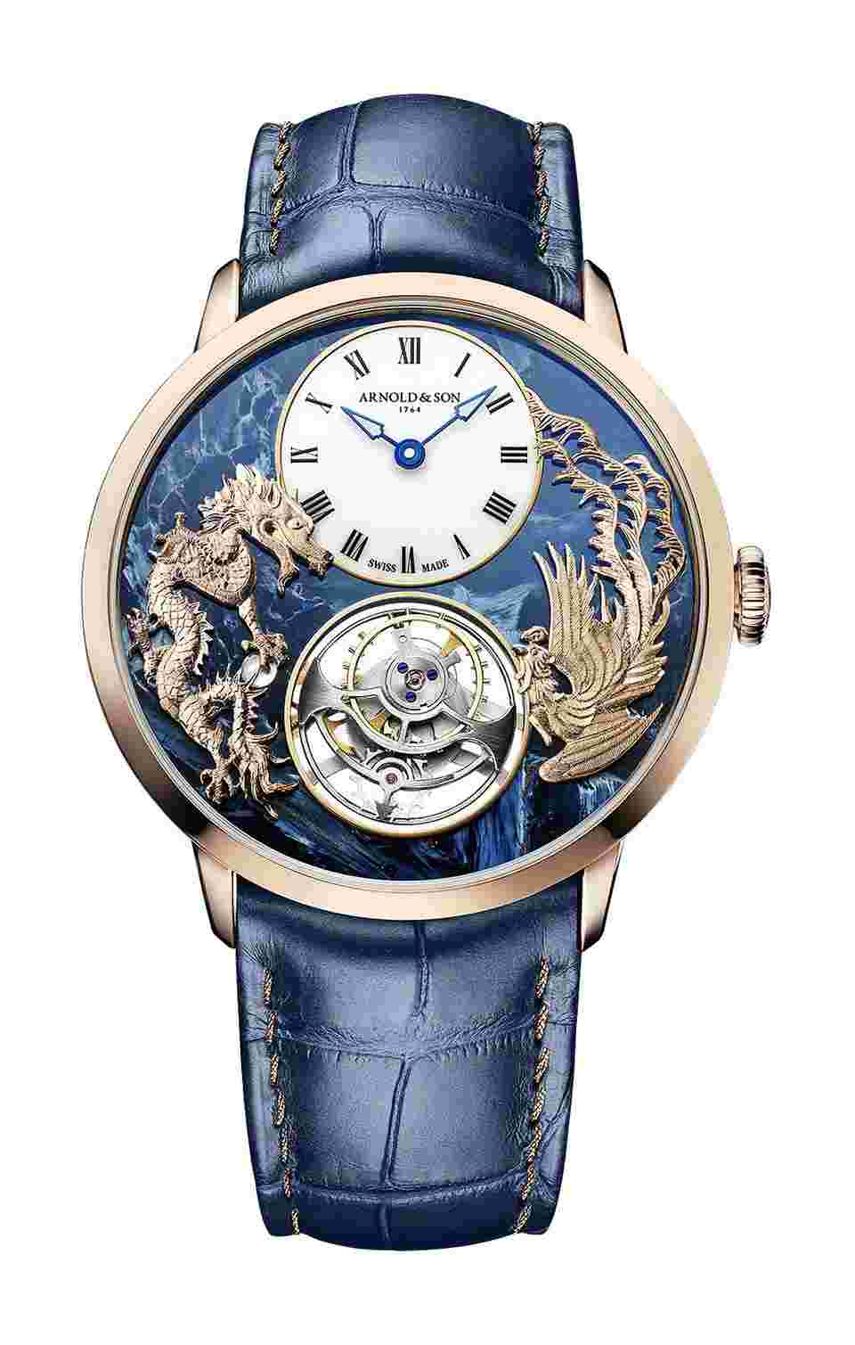 Arnold & Son
Ultrathin Tourbillon Dragon & Phoenix Pietersite