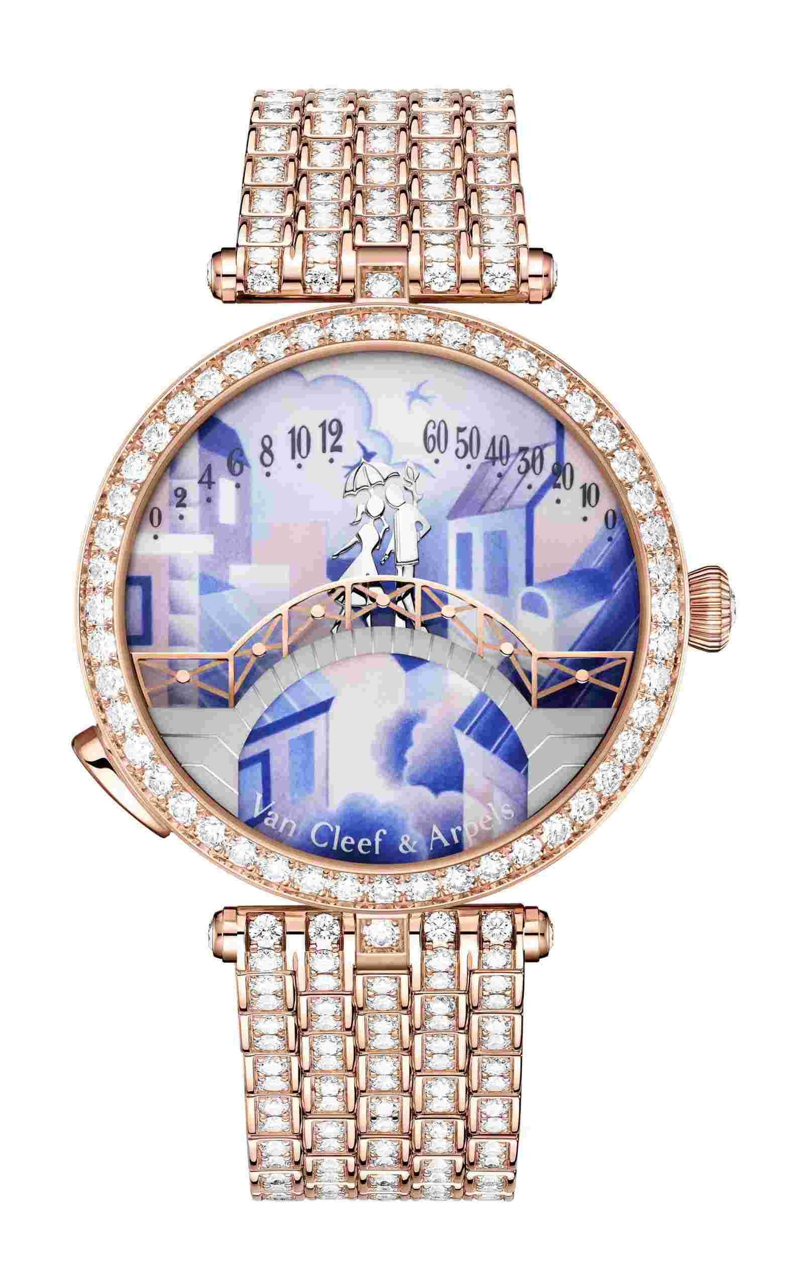 Van Cleef & Arpels
Lady Arpels Pont des Amoureux Jour Watch