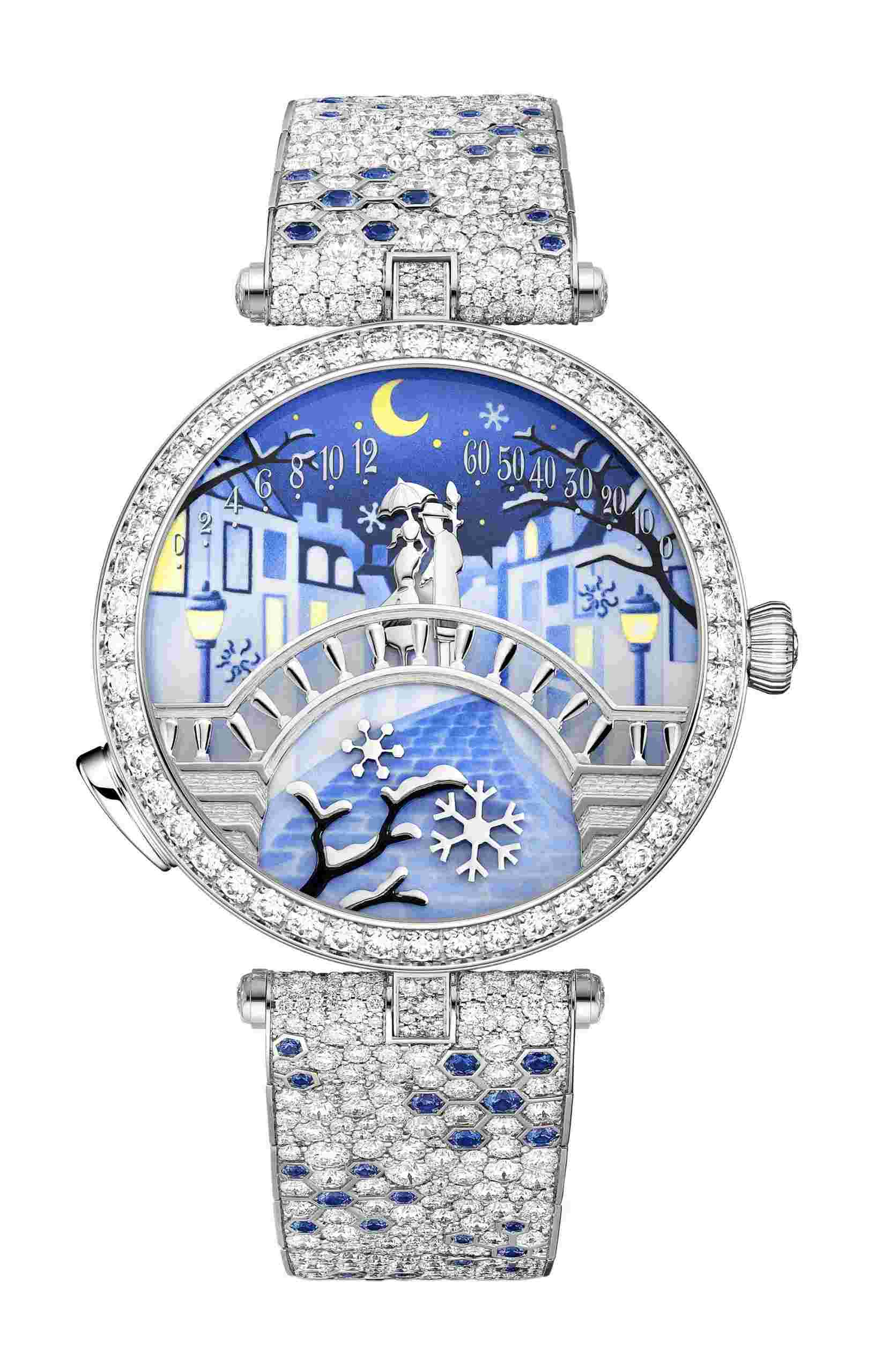 Van Cleef & Arpels
Lady Arpels Pont des Amoureux Hiver Watch