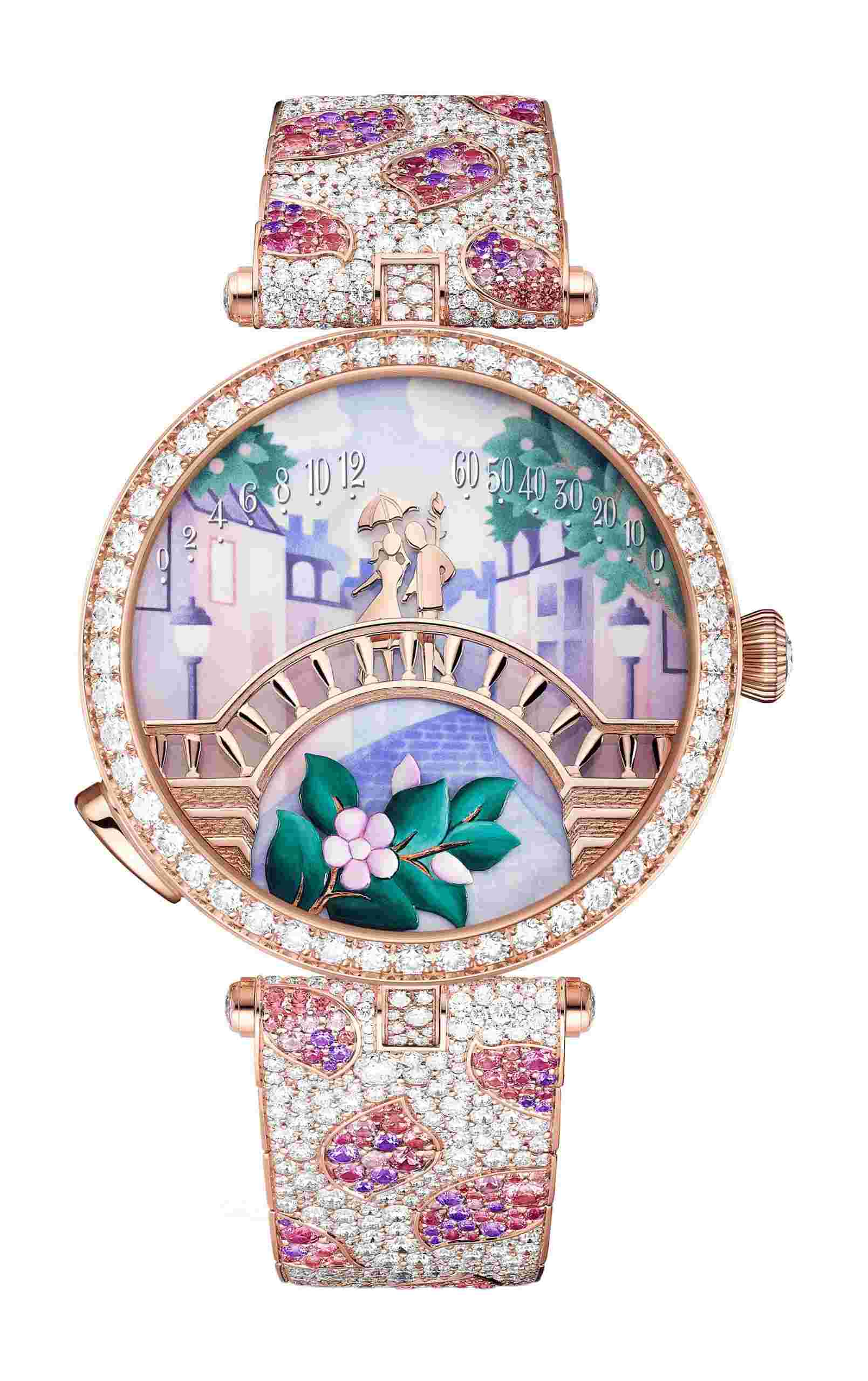 Van Cleef & Arpels
Lady Arpels Pont des Amoureux Printemps Watch