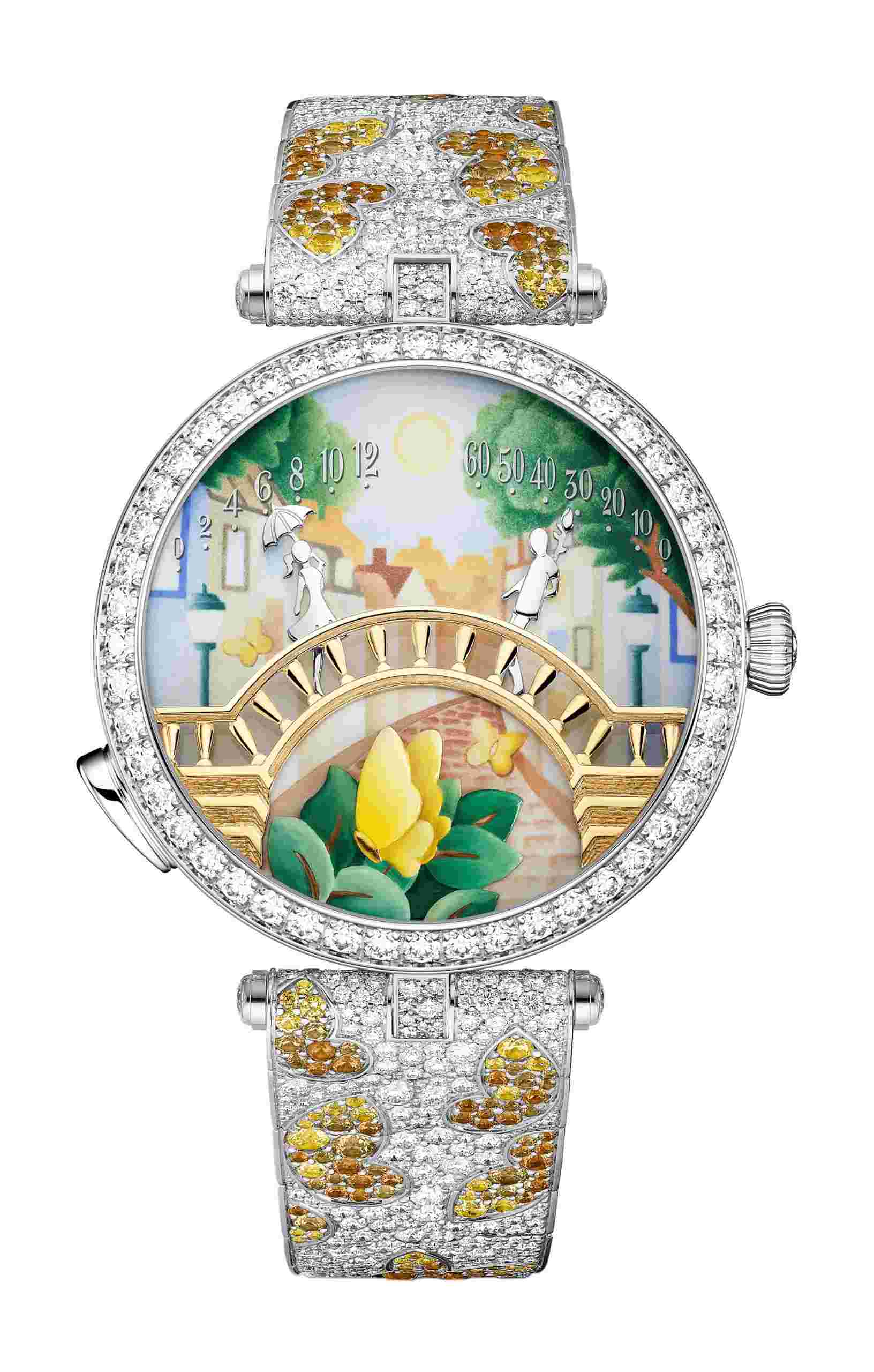 Van Cleef & Arpels
Lady Arpels Pont des Amoureux Été watch