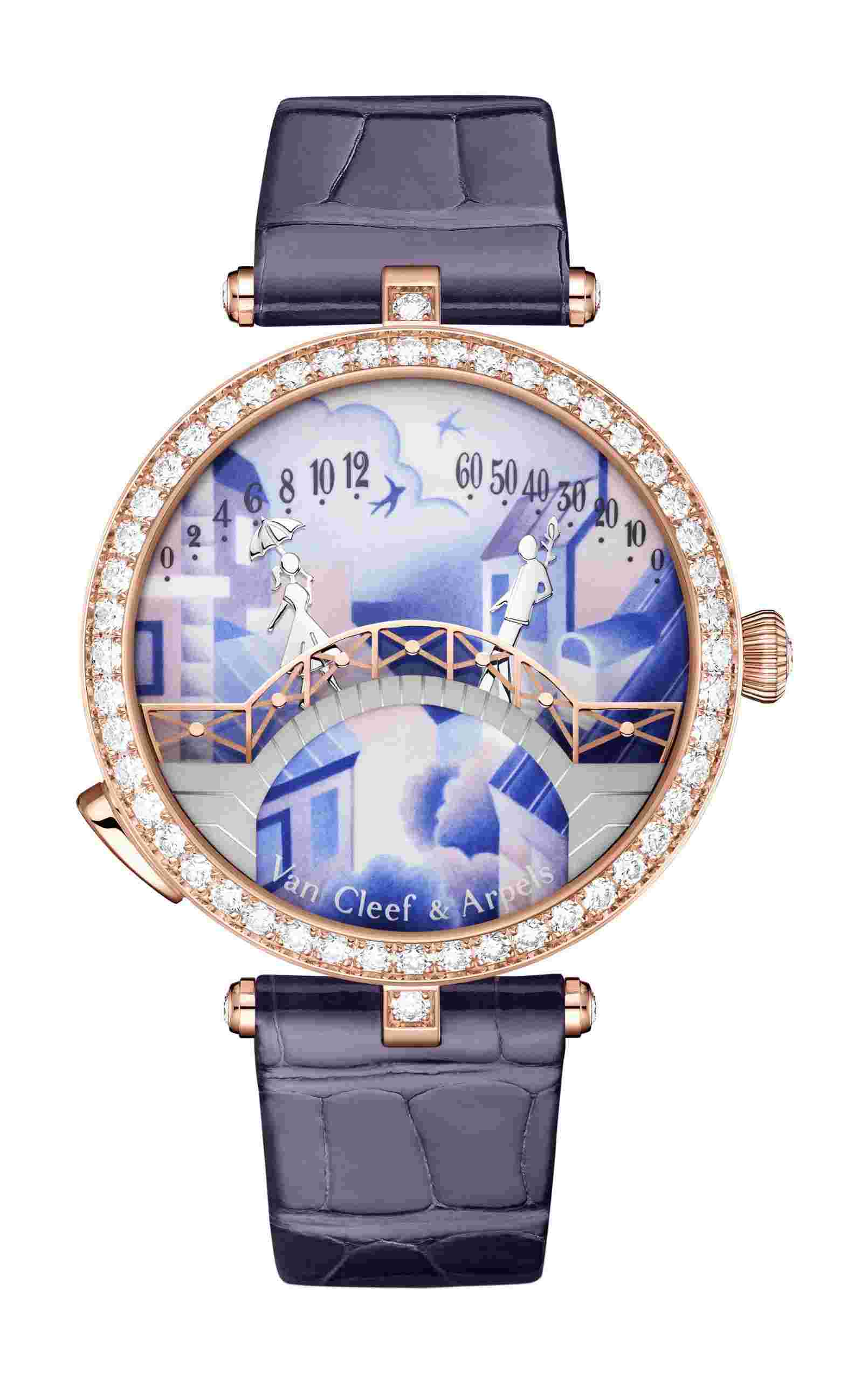 Van Cleef & Arpels
Lady Arpels Pont des Amoureux Jour Watch