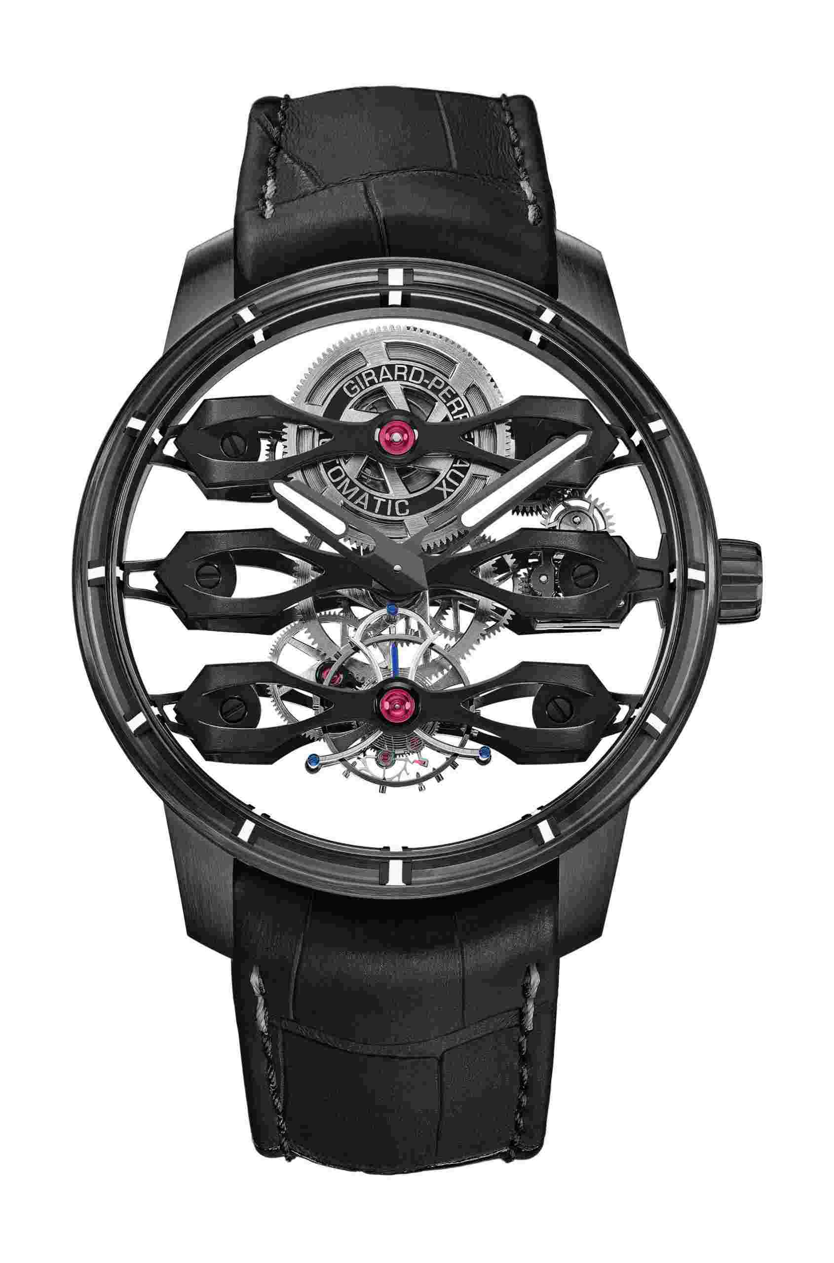 Girard-Perregaux
Tourbillon with Three Flying Bridges – Aston Martin Edition