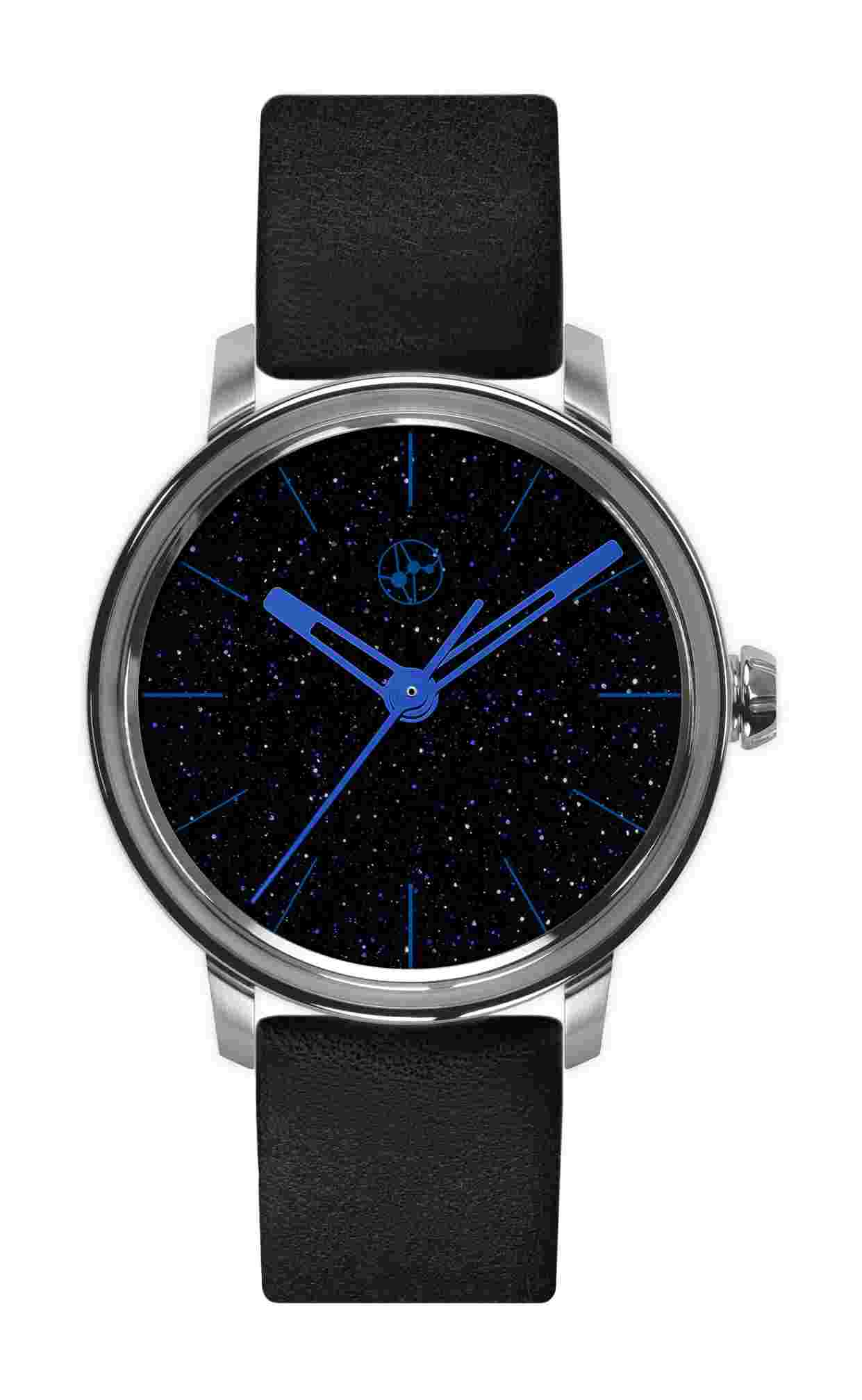 Lundis Bleus
Contemporaines Ref.1120-AV “Dark Blue Aventurine Glass – Blue Markers”
